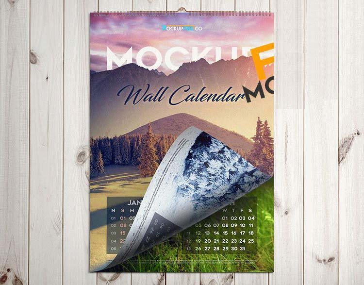 Wall Calendar Mockup