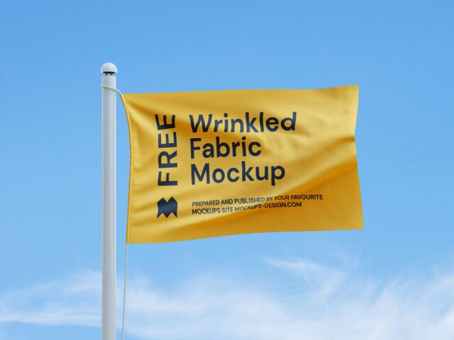 Waving Flags Mockup