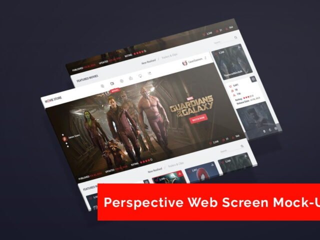 Web Screen Mockup