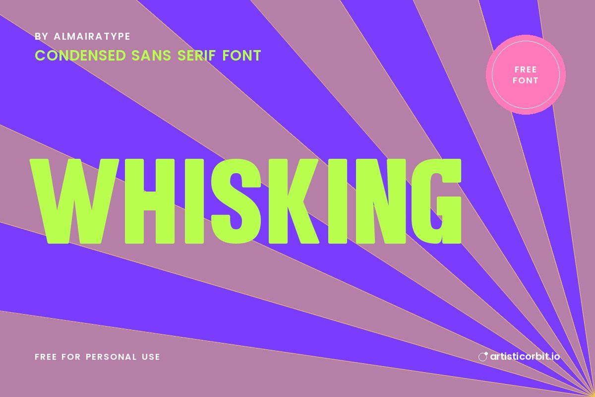 Whisking font preview