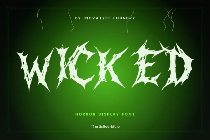 WICKED font preview