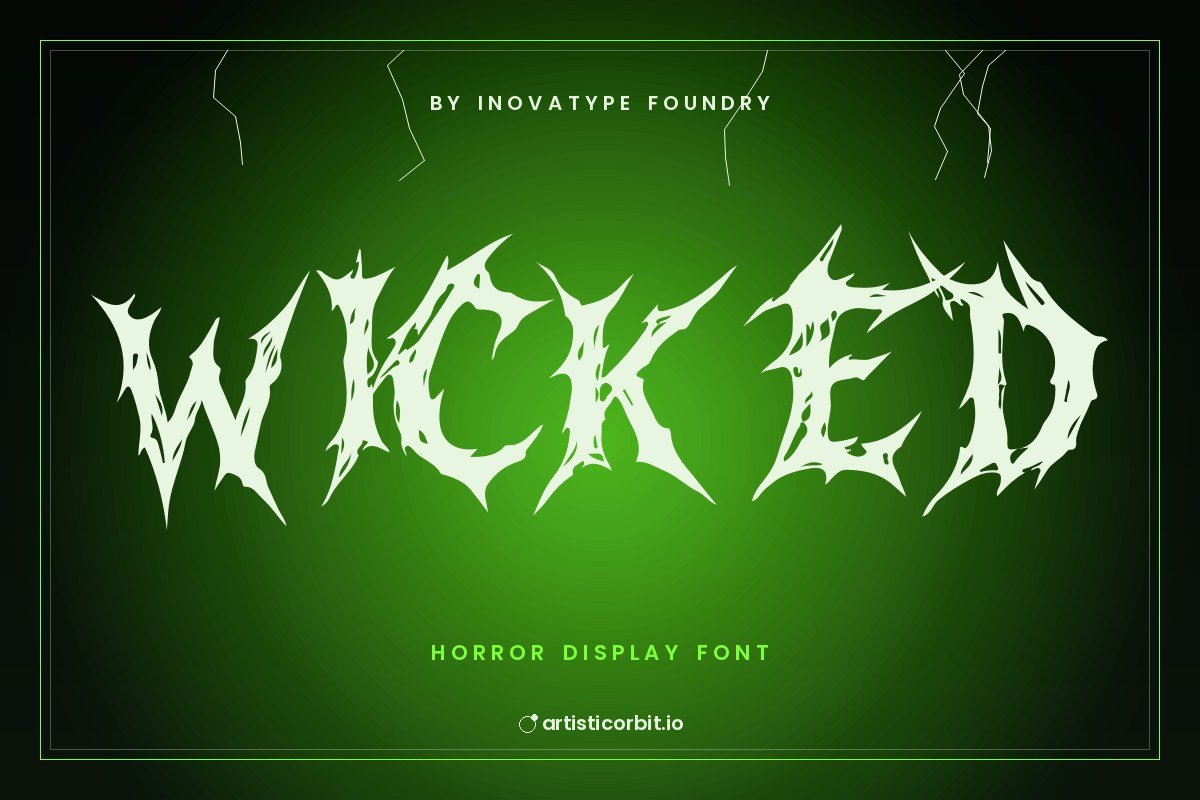 WICKED font preview