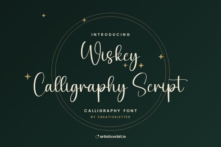 Wiskey Calligraphy Script font preview