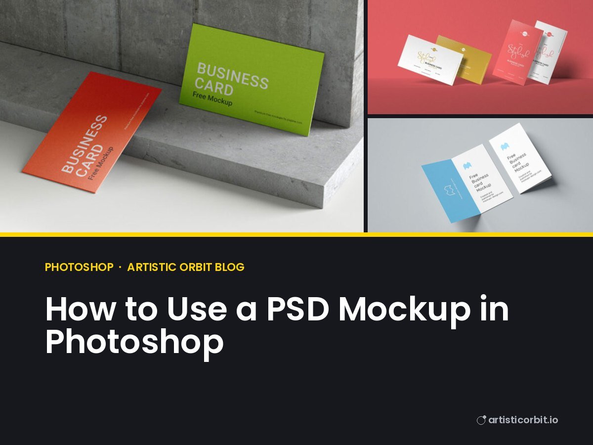 How to Use a PSD Mockup in Photoshop (Smart Objects, Step by Step)